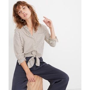 NWT Madewell button up shirt with pocket